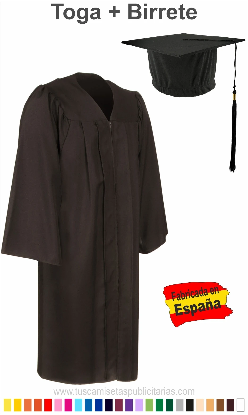 Toga y Birrete Graduación