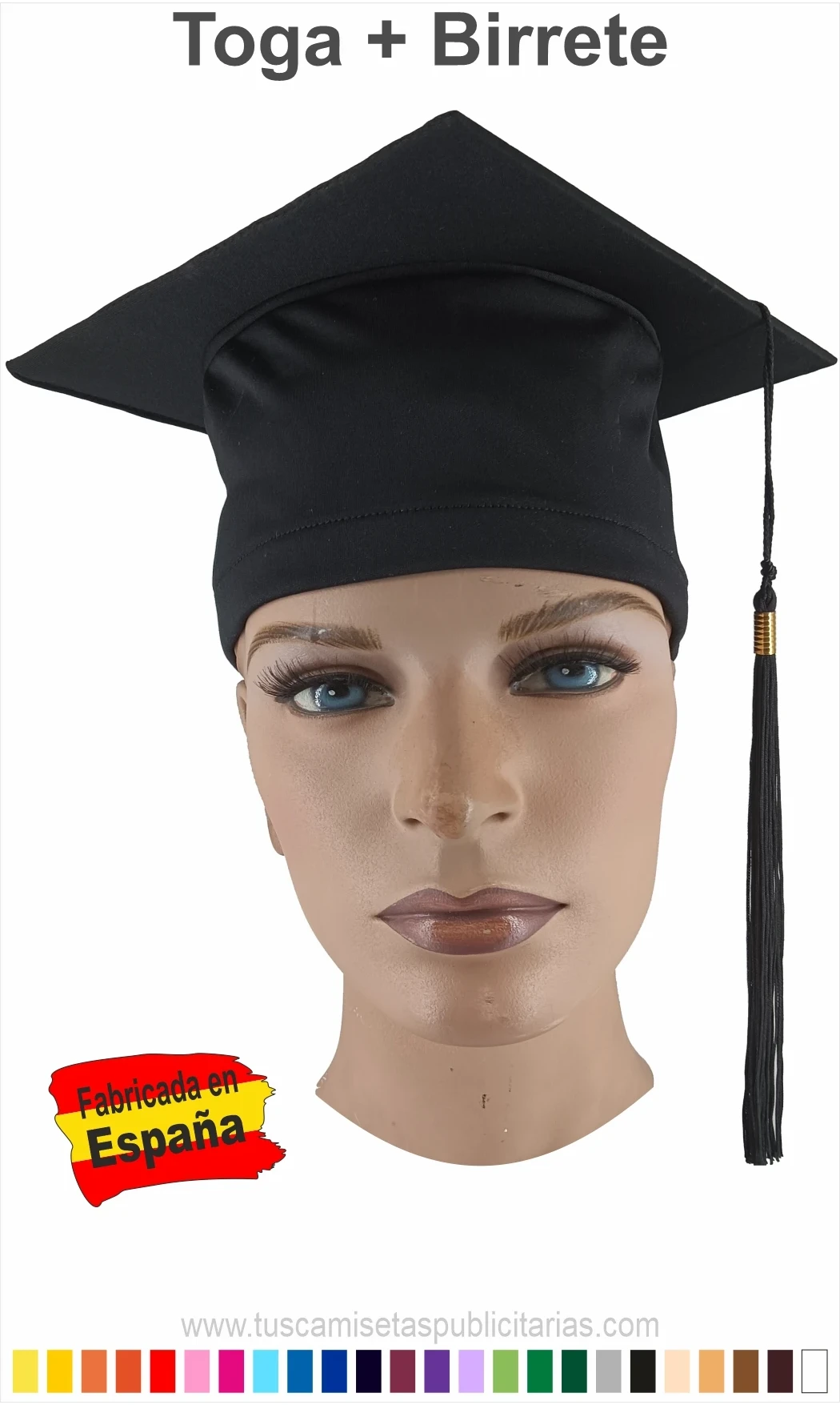 Toga y Birrete Graduación