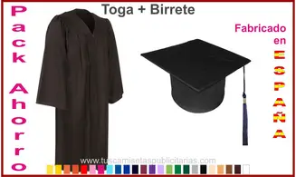 Toga Graduaciones + Birrete Graduaciones