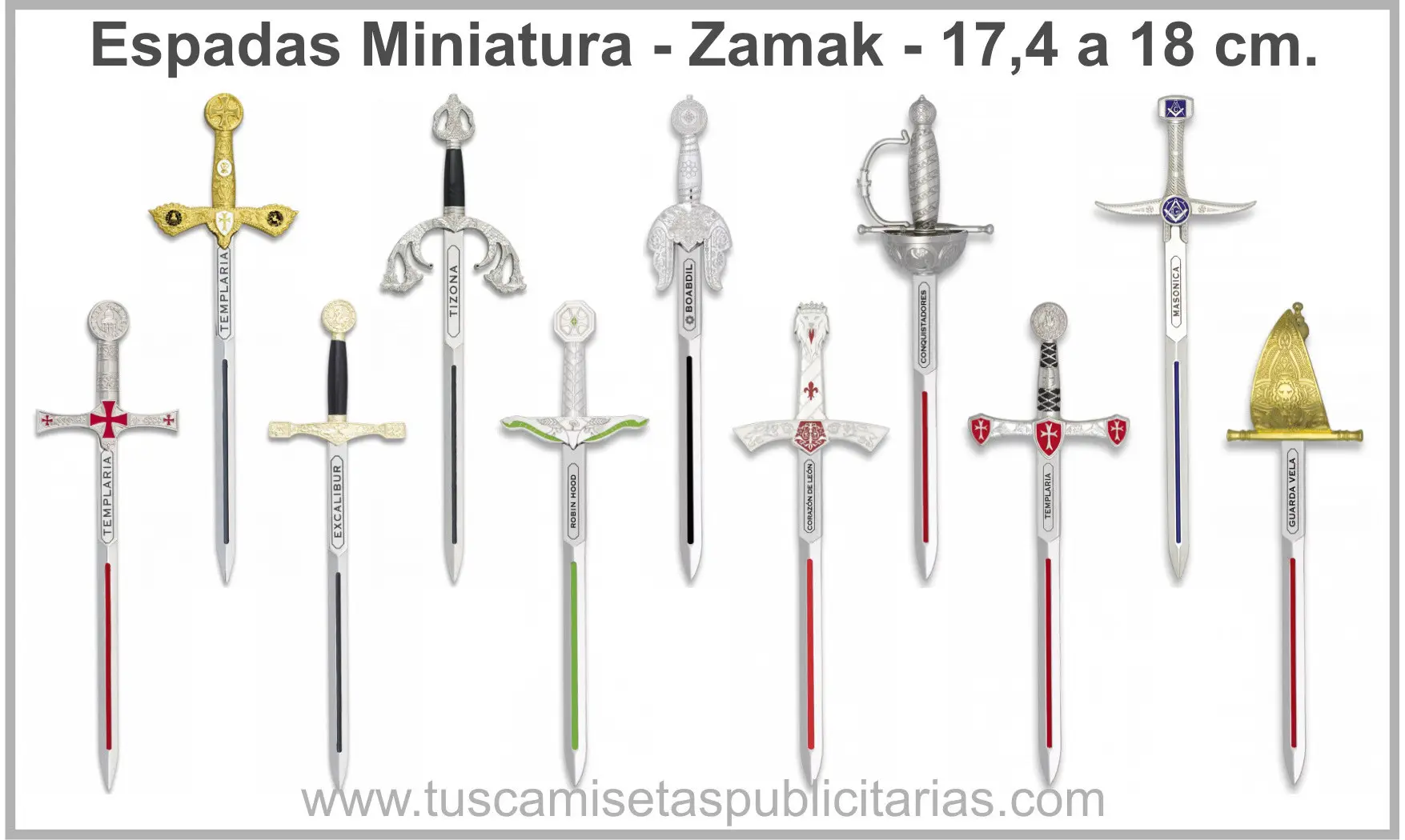 Espadas Miniatura