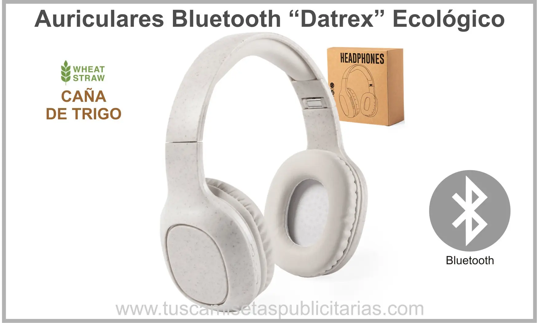 Auriculares Bluetooth Ecológicos