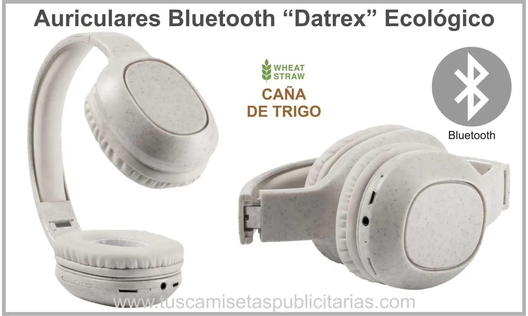 Auriculares Bluetooth Ecológicos