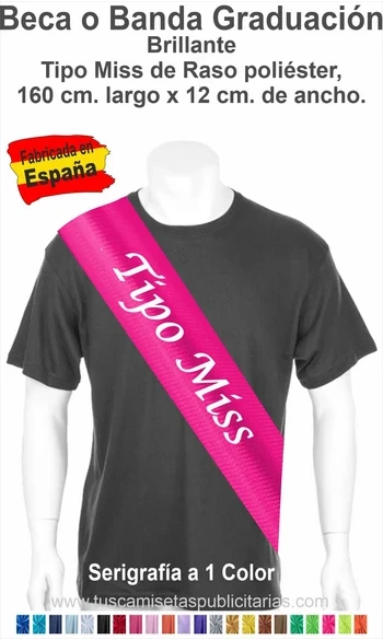 Becas Graduación Tipo Miss