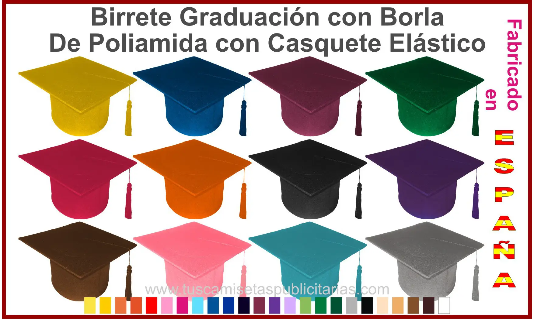 Birretes de Colores