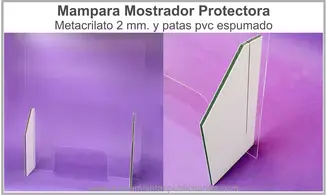 Mampara Mostrador Protectora Mod. L