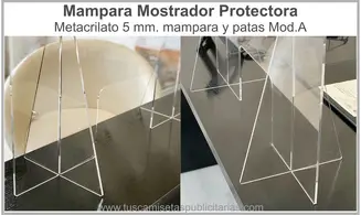 Mampara Mostrador Protectora Mod. A