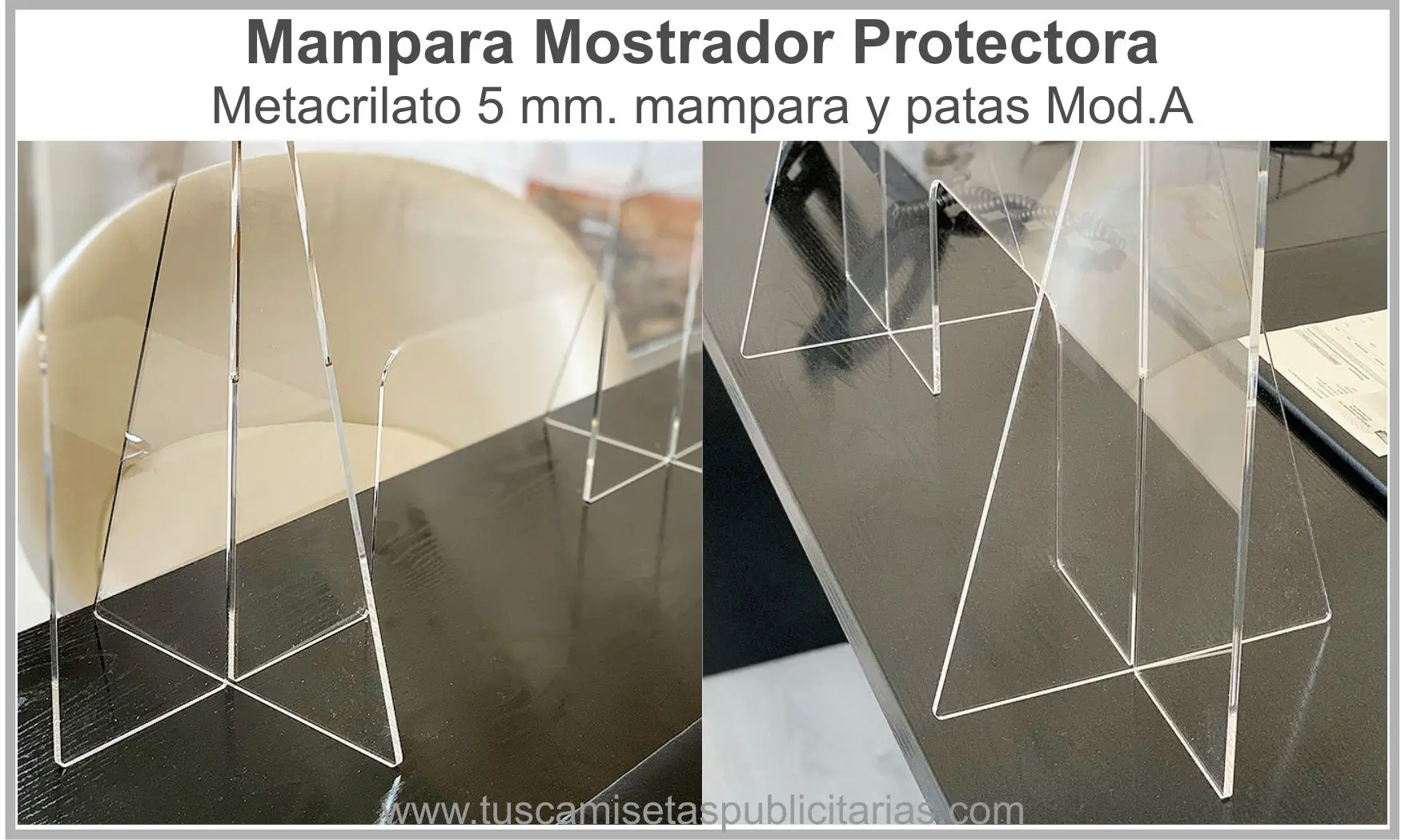 Mampara Mostrador Protectora Mod. A