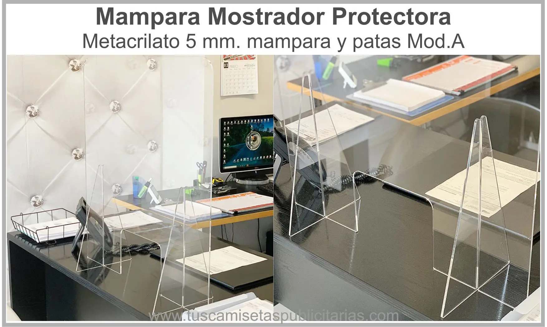 Mampara Mostrador Protectora Mod. A