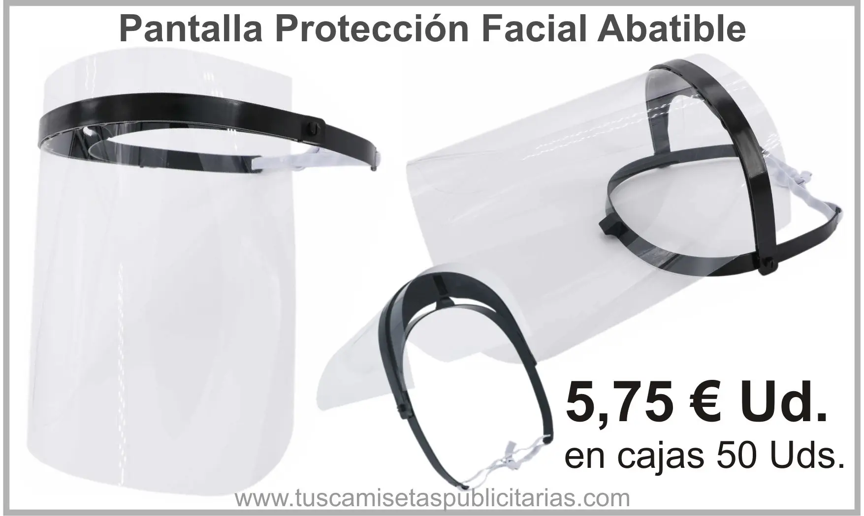 Pantalla Protección Facial Abatible