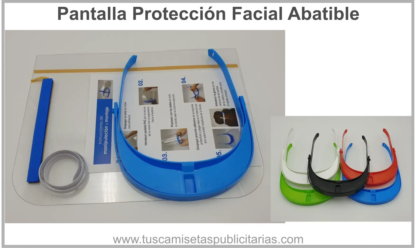 Pantalla Protección Facial Abatible