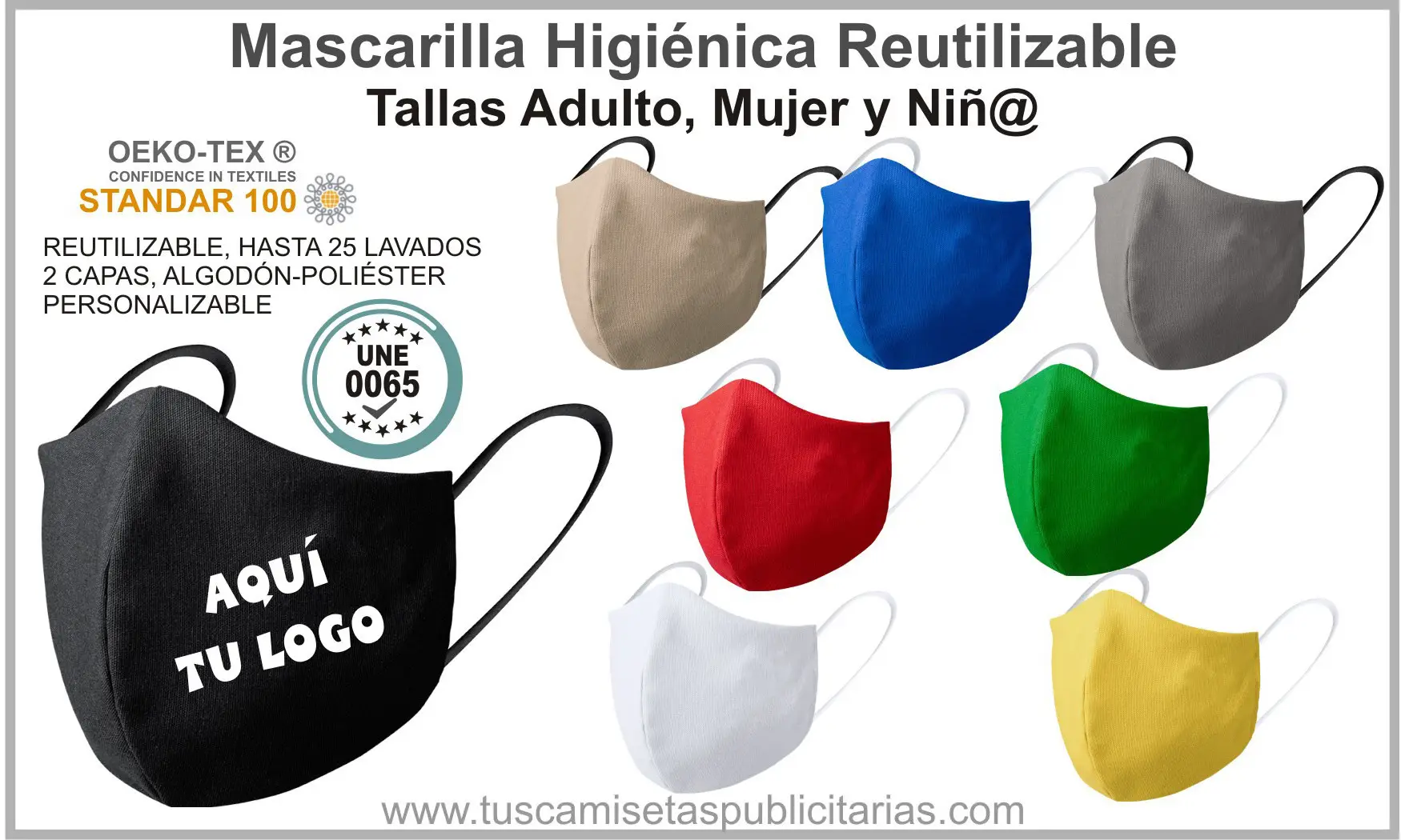 Mascarilla Higiénica Reutilizable