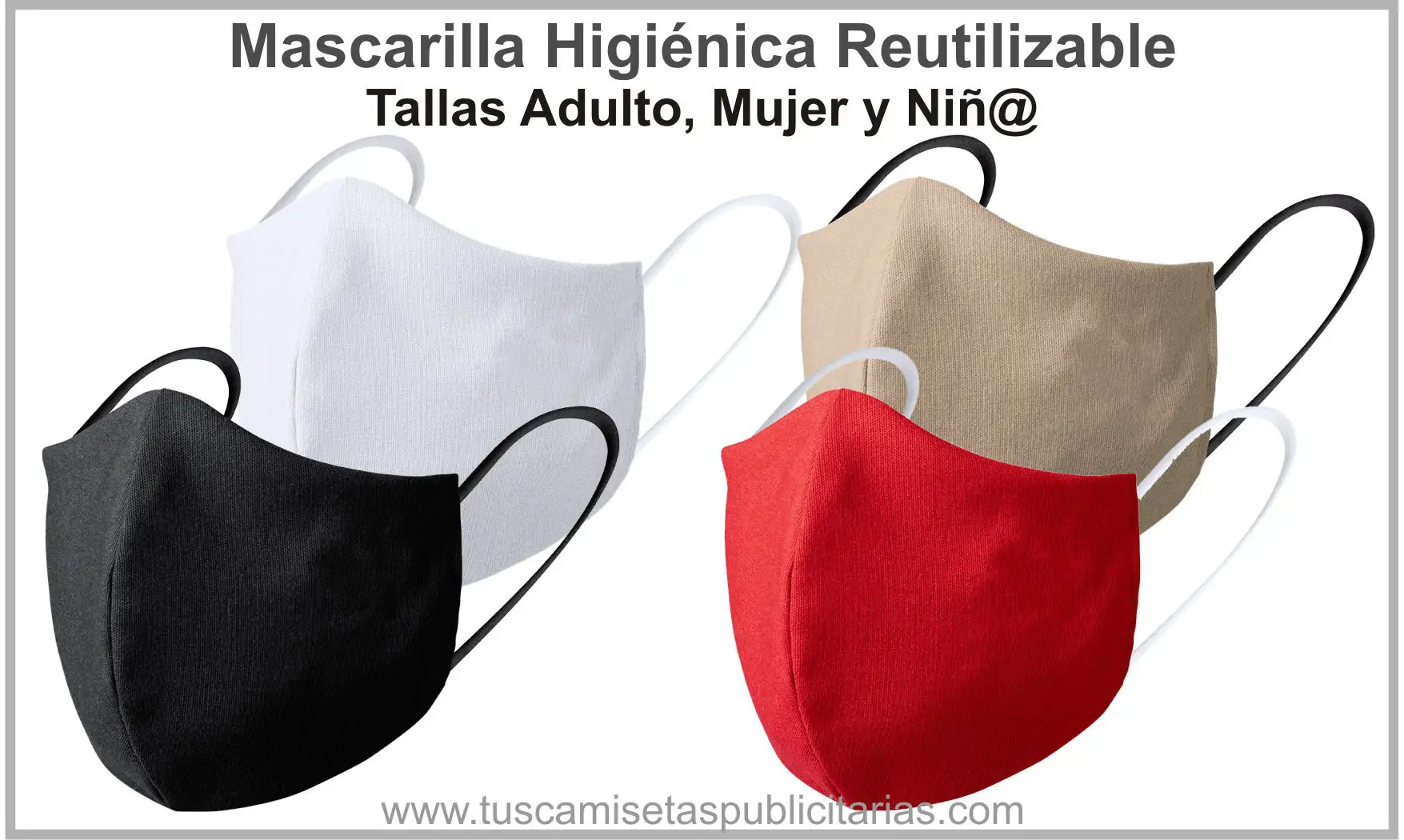 Mascarilla Higiénica Reutilizable