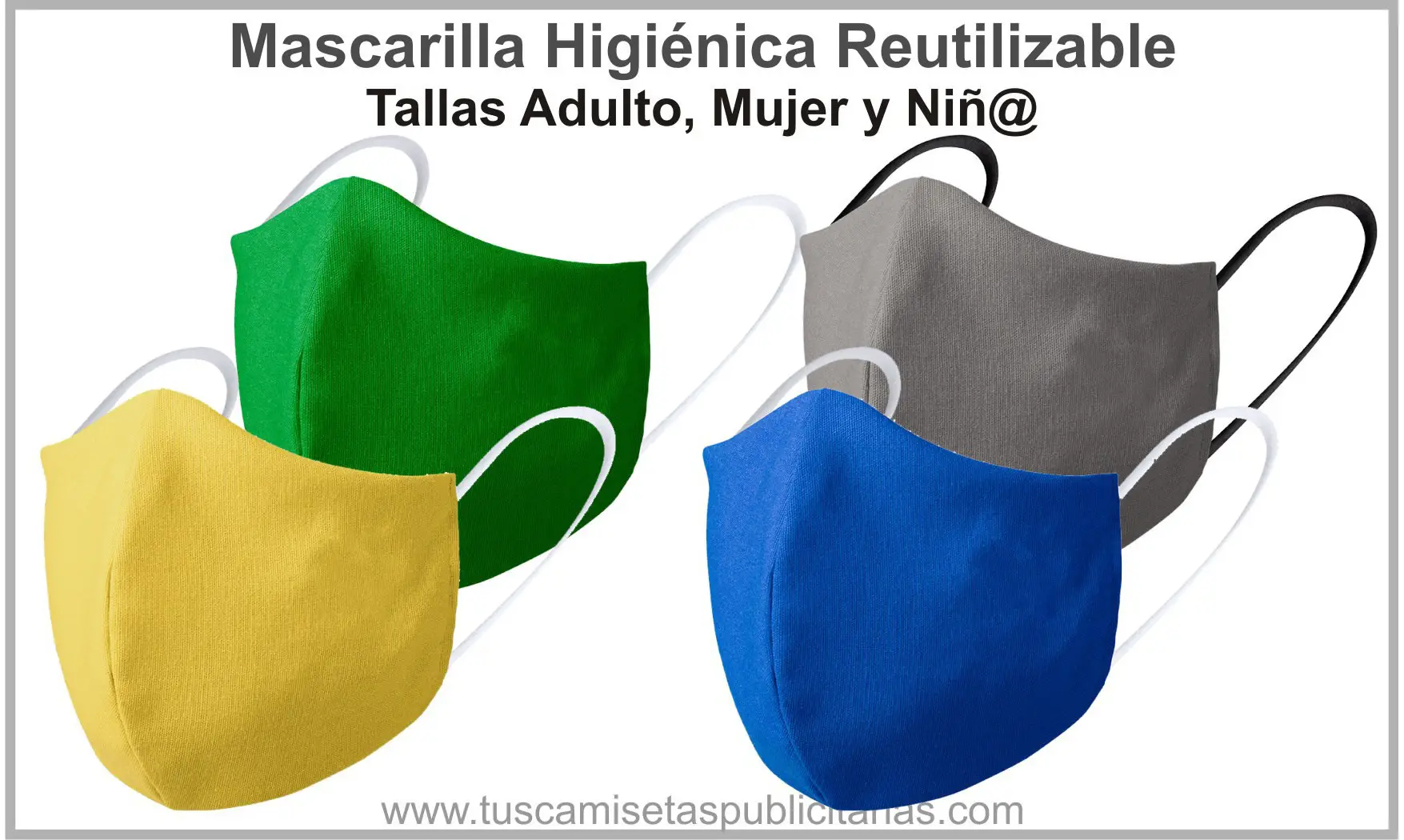 Mascarilla Higiénica Reutilizable