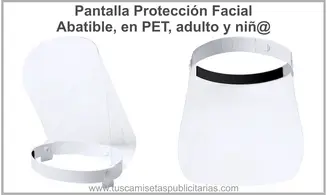 Pantalla Protección Facial Abatible PET