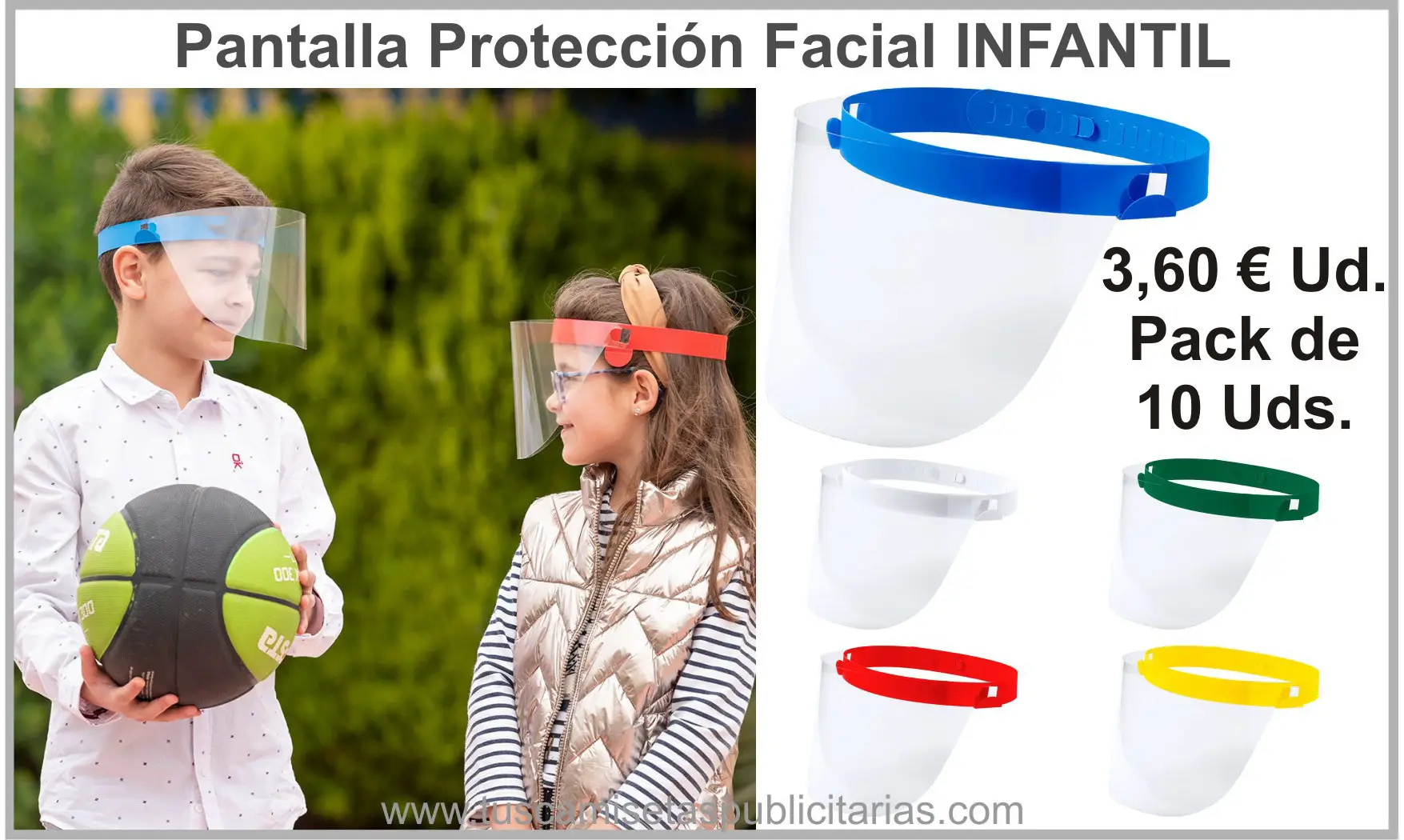Pantalla Infantil Protección Facial