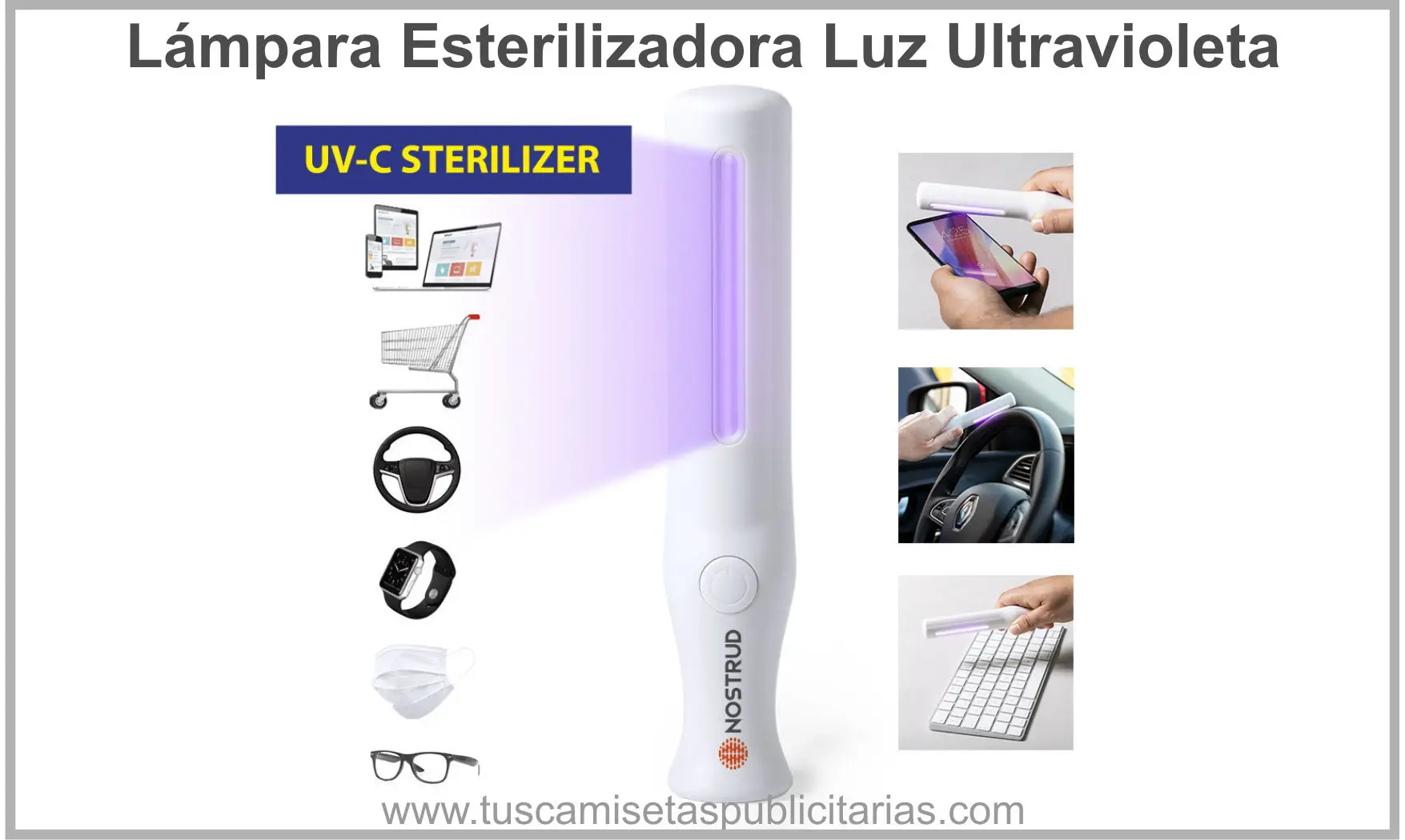 Lámpara Esterilizadora Luz Ultravioleta