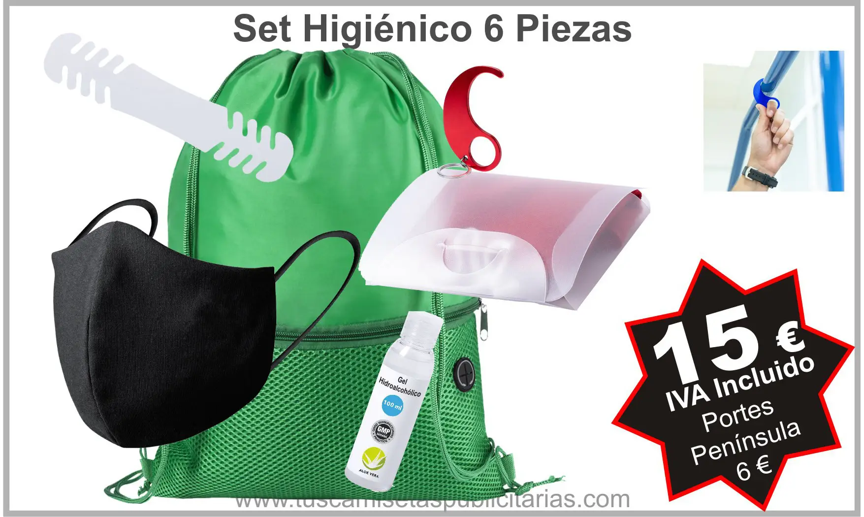 Set Higiénico 6 Piezas