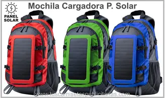 Mochila Cargadora Solar