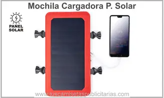 Mochila Cargadora Solar