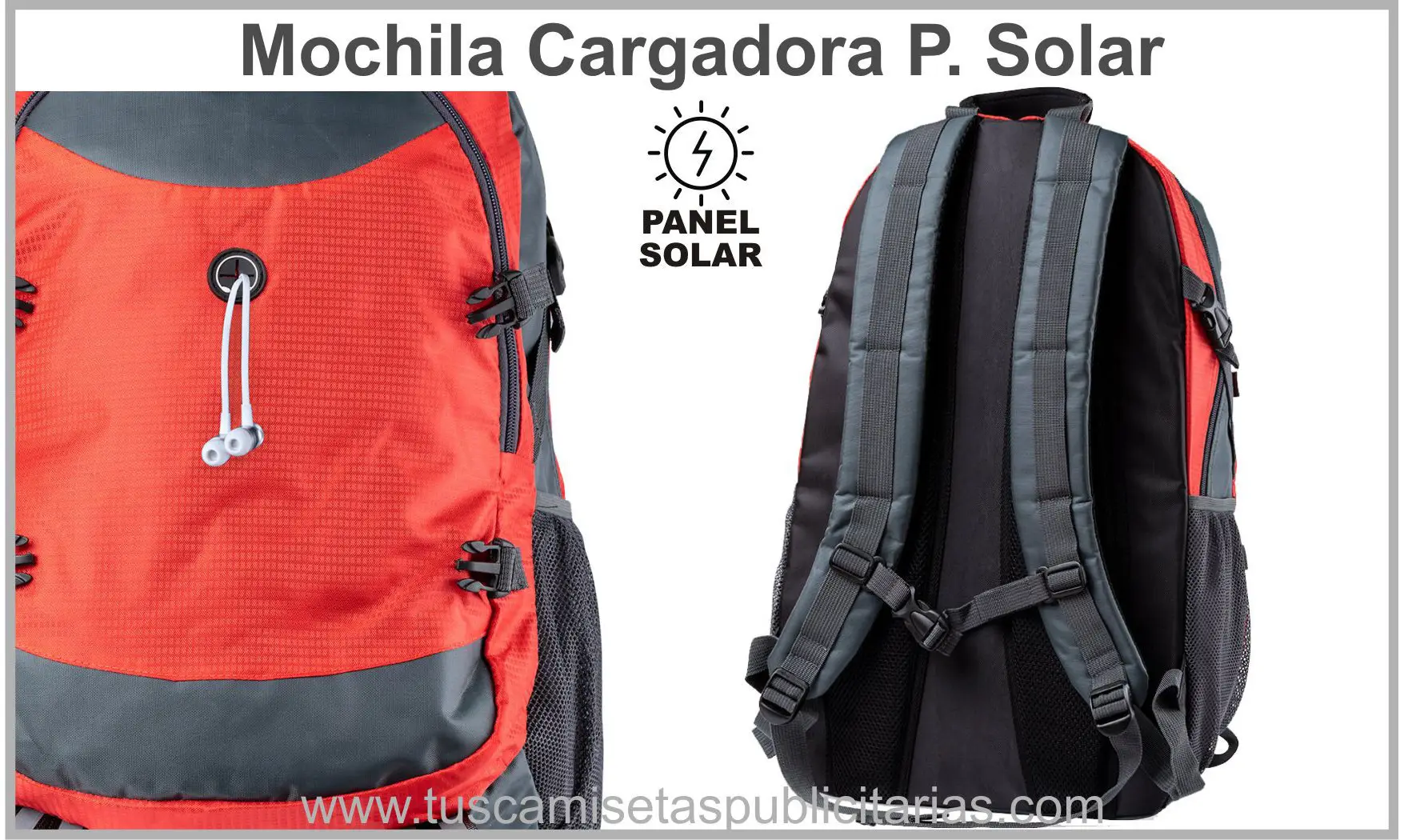 Mochila Cargadora Solar