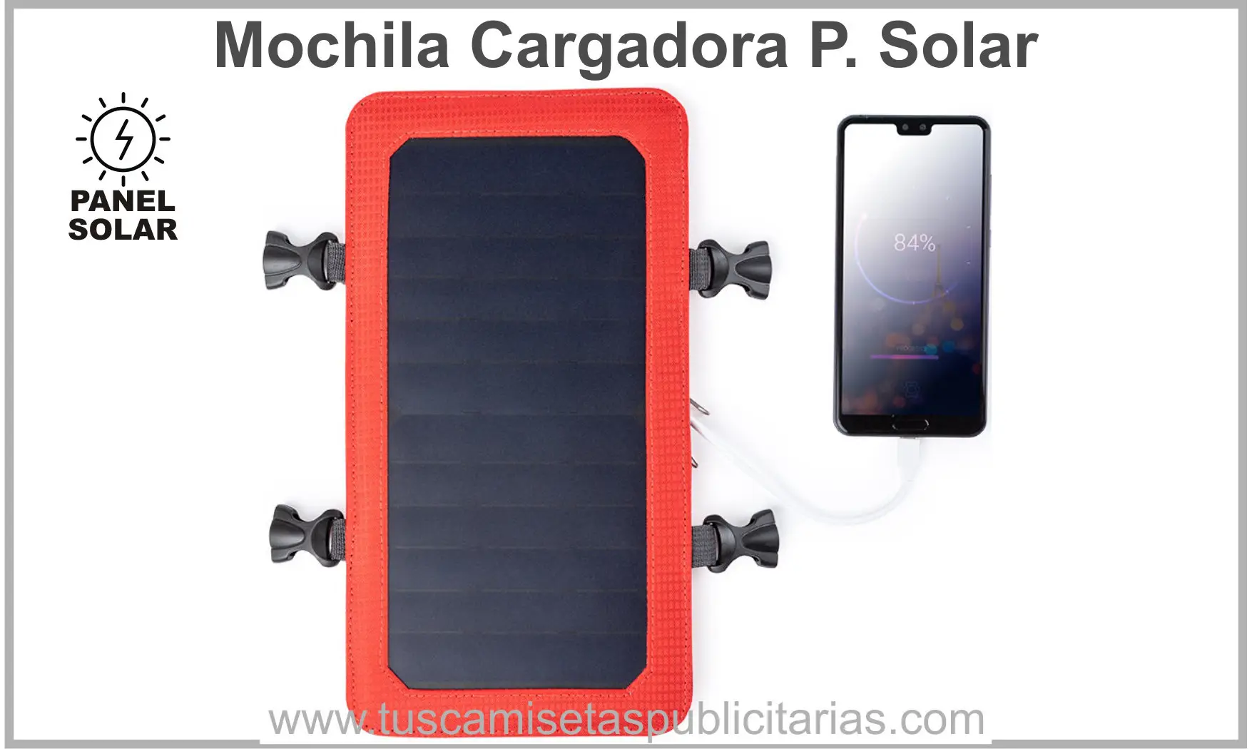 Mochila Cargadora Solar
