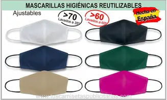 Mascarilla Higiénica Reutilizable 70 Lav