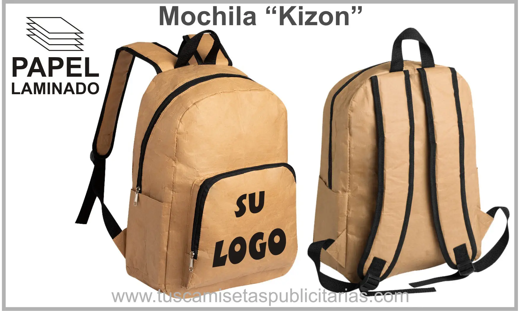 Mochilas de Papel Resistente