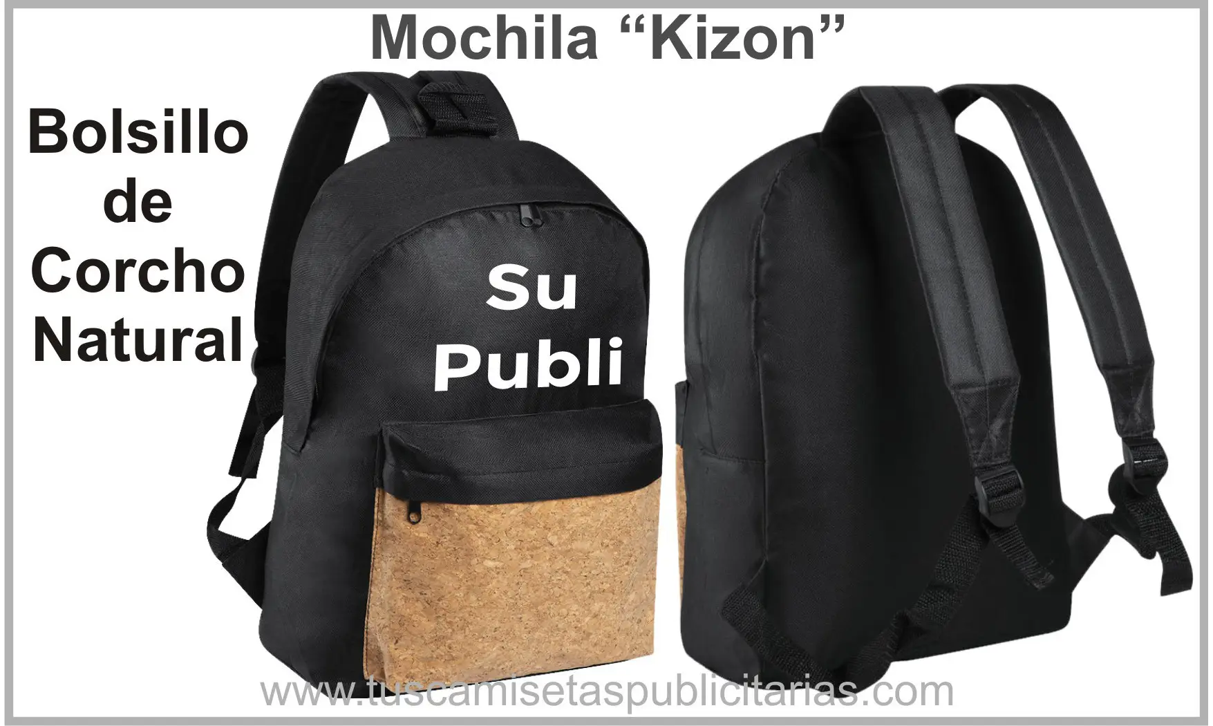 Mochila Bolsillo Corcho