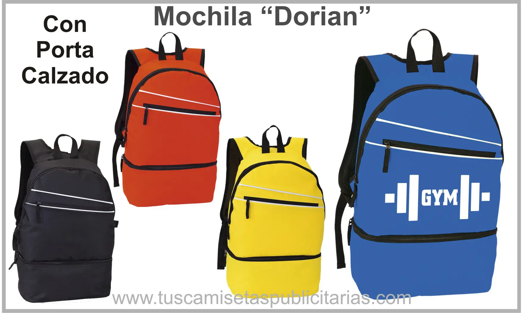 Mochila con Porta Calzado