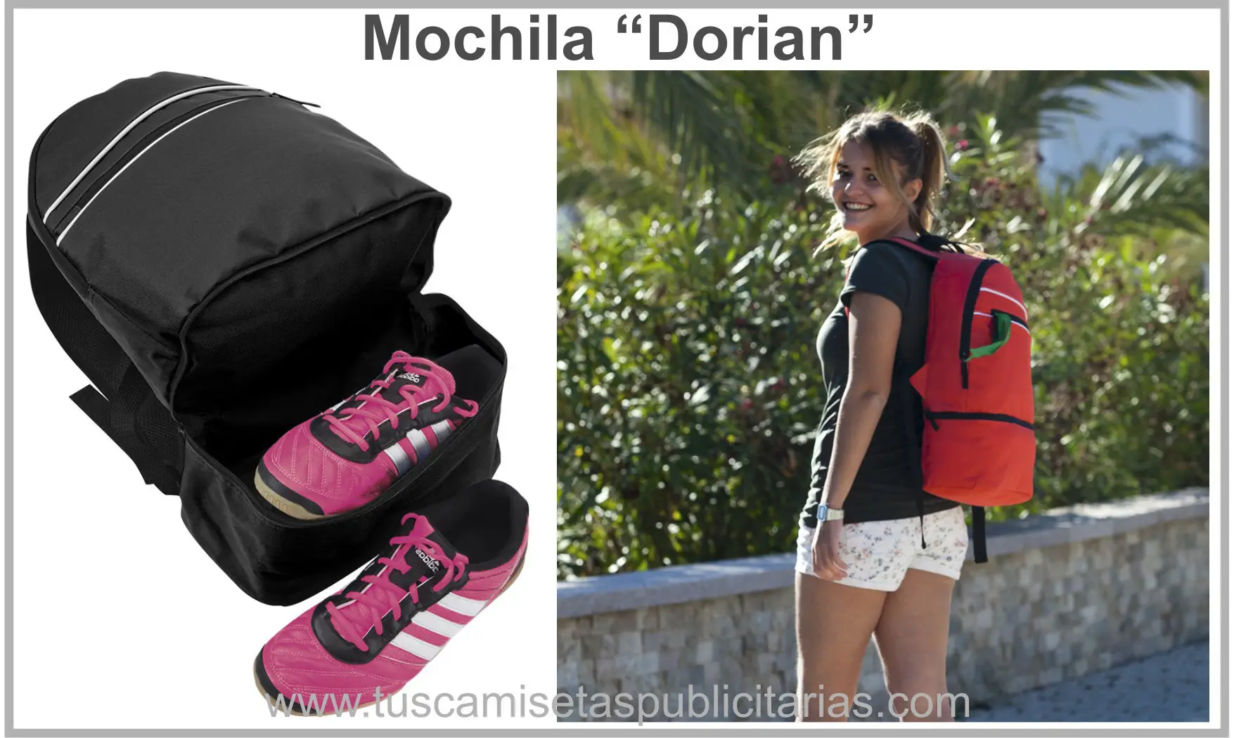 Mochila con Porta Calzado