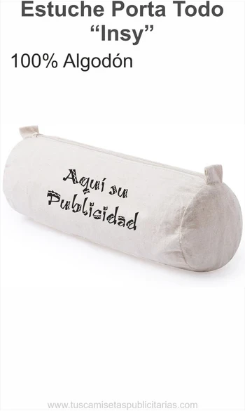 Estuche Algodón Porta Todo Personalizado