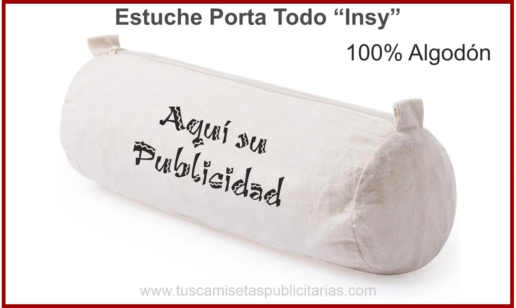 Estuche Porta Todo de Algodón OK
