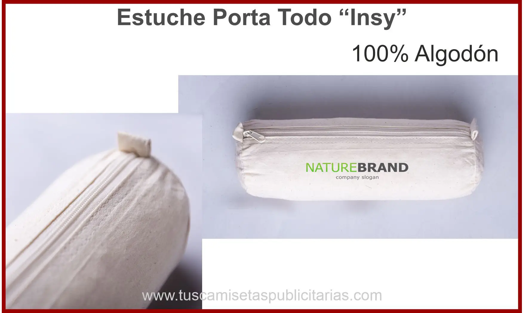 Estuche Porta Todo de Algodón OK