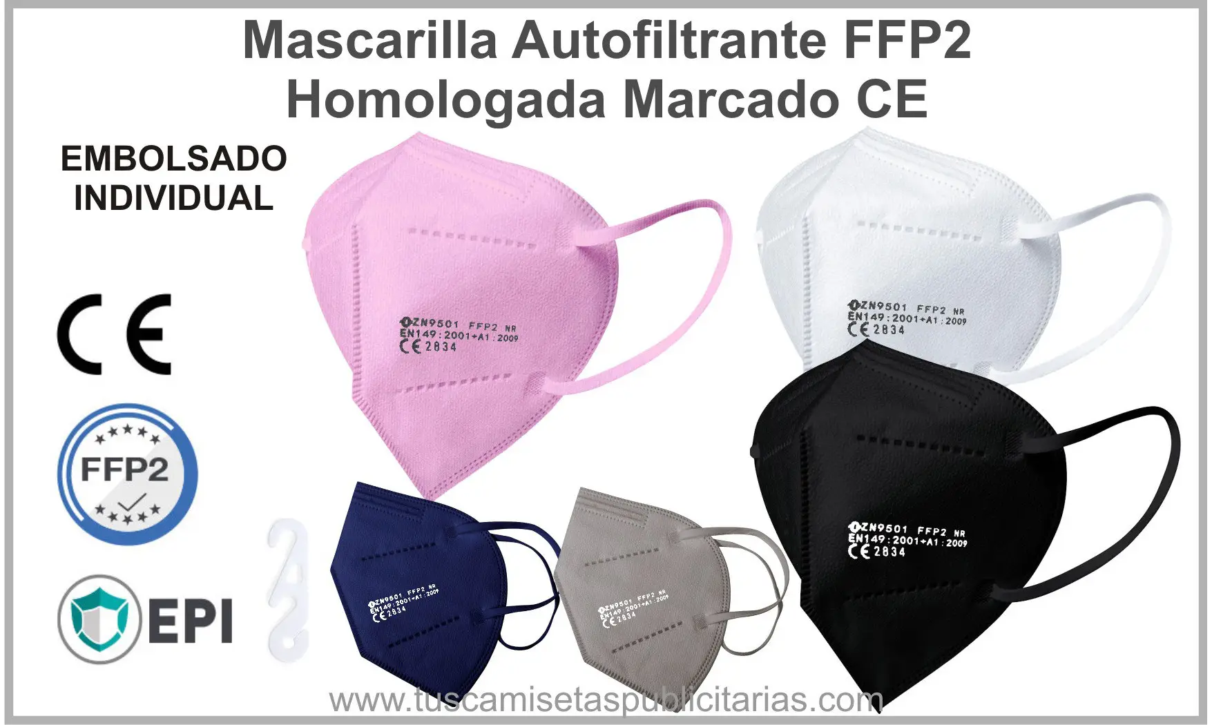 Mascarilla FFP2 Homologada CE