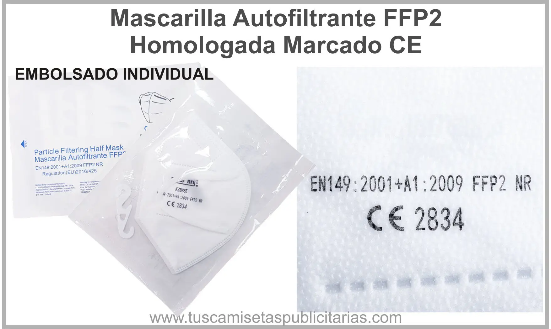 Mascarilla FFP2 Homologada CE