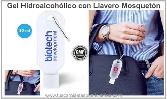 Gel Hidroalcohólico con Mosquetón