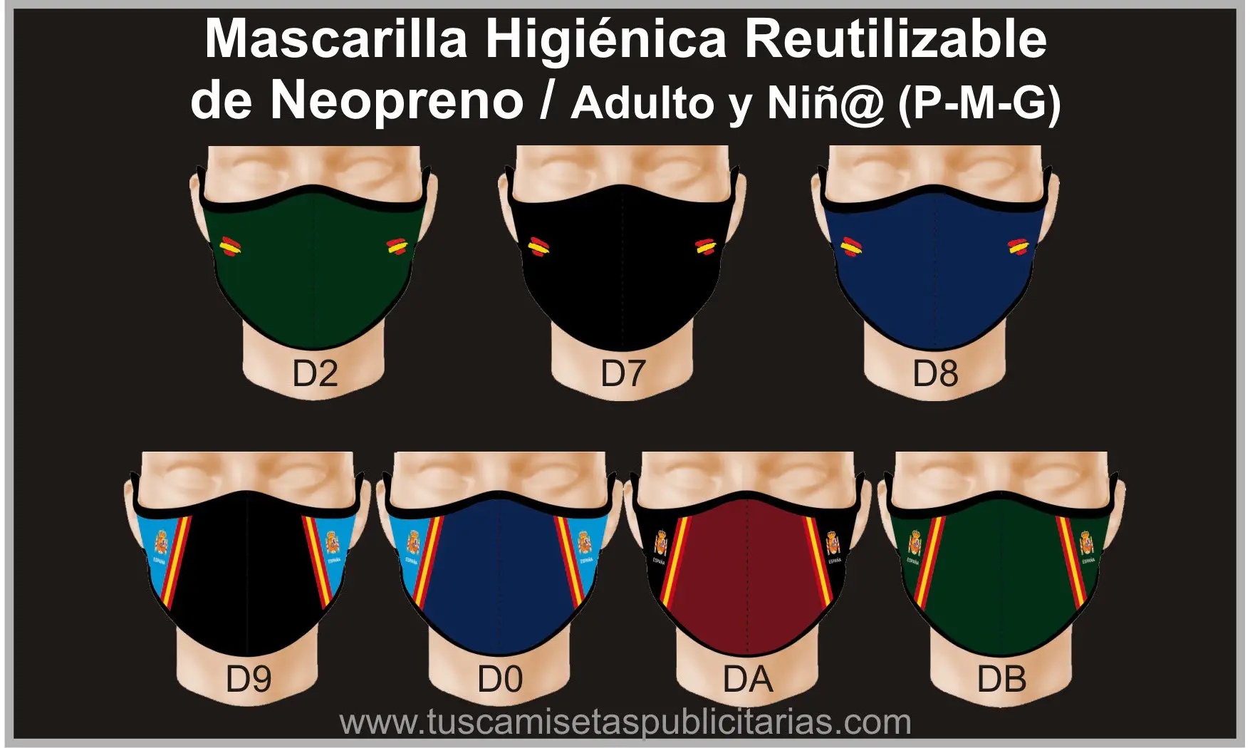 Mascarilla de Neopreno Reutilizable