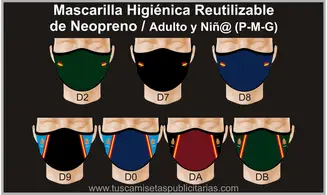Mascarillas Reutilizable de Neopreno