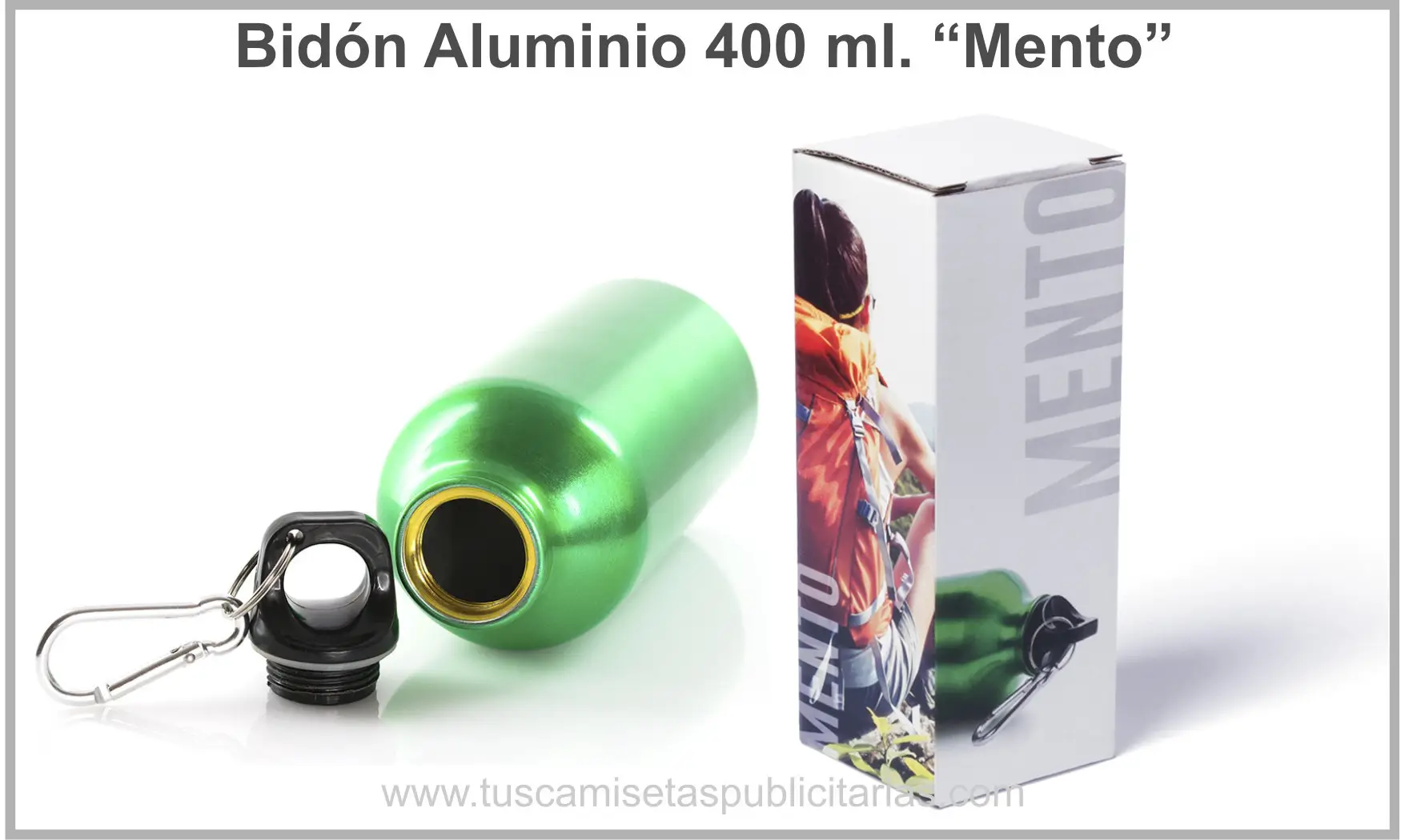 Bidón Aluminio 400 ml.
