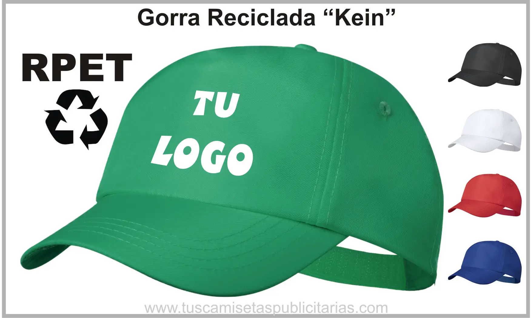 Gorra Reciclada Personalizada