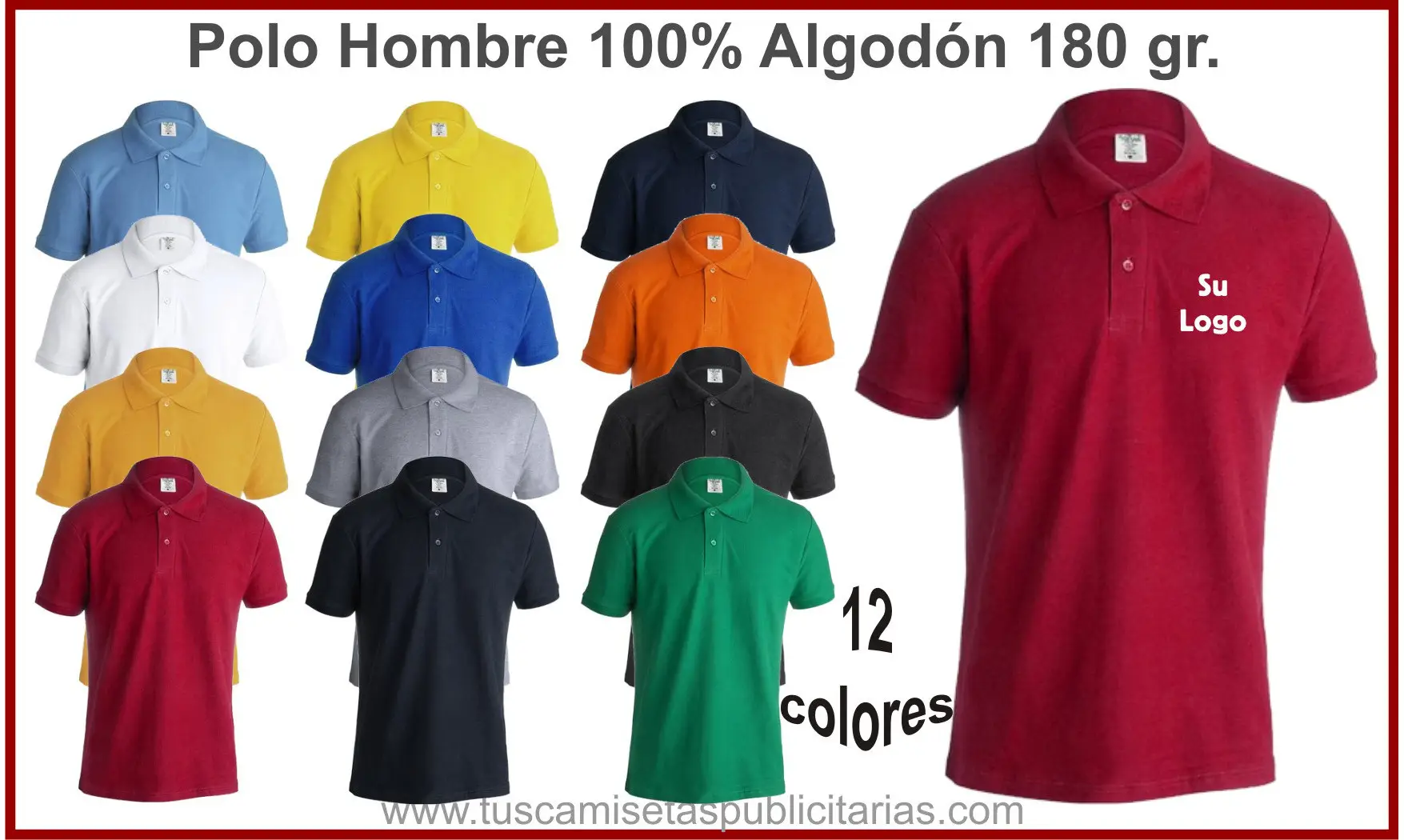 Polos Personalizados Hombre