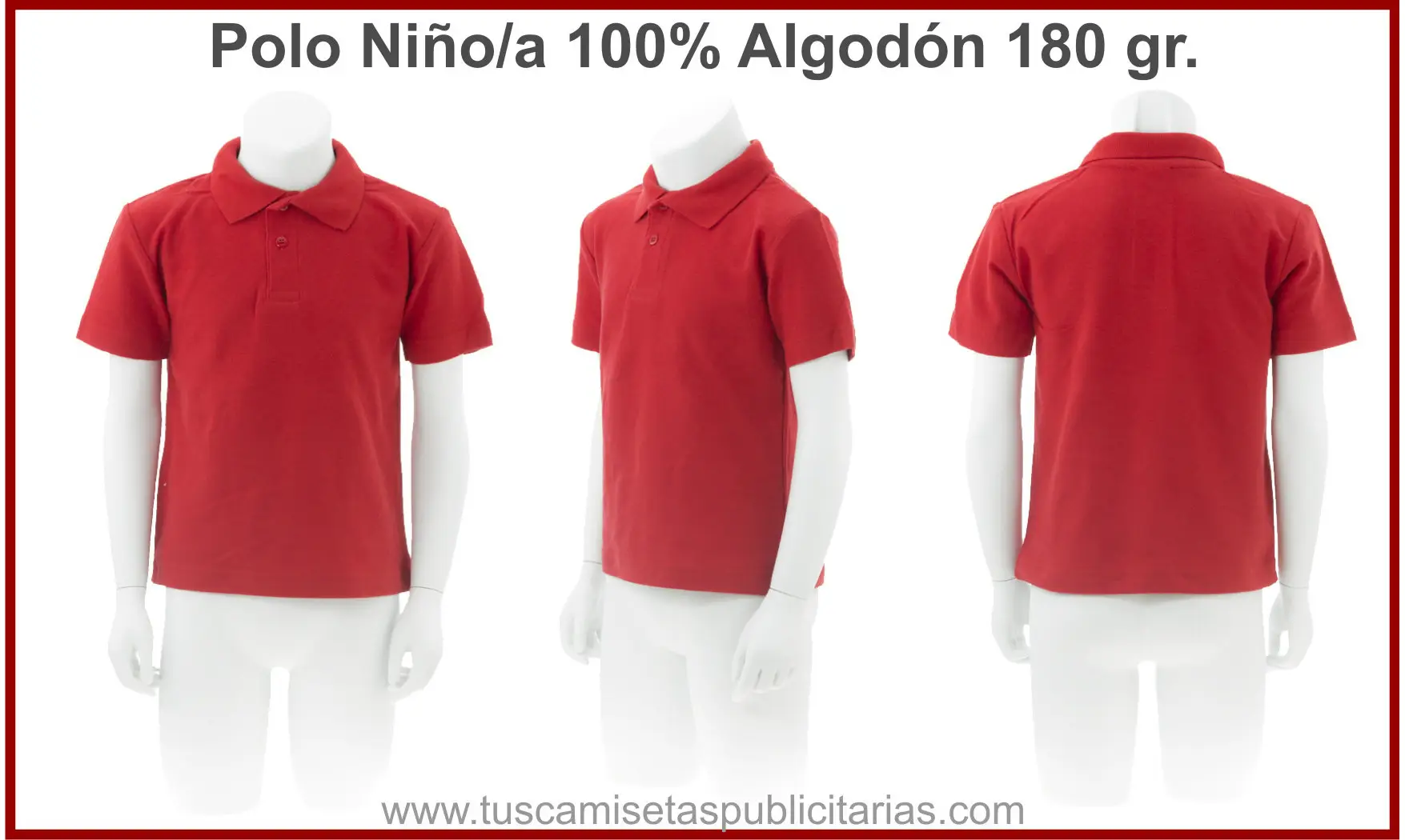 Polos Personalizados Niño