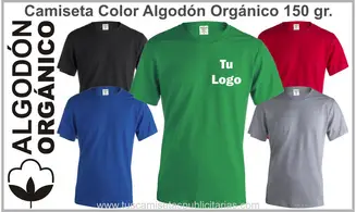 Camiseta Algodón Orgánico de Color