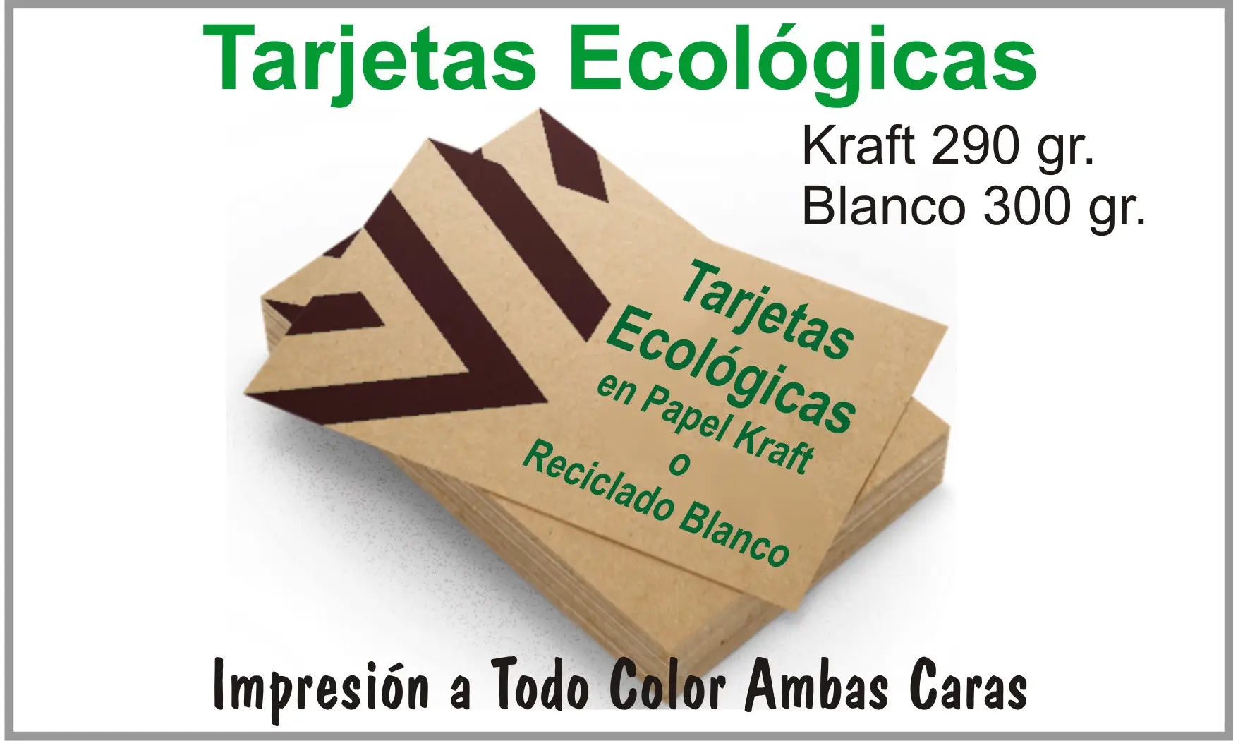 Tarjetas Ecológicas