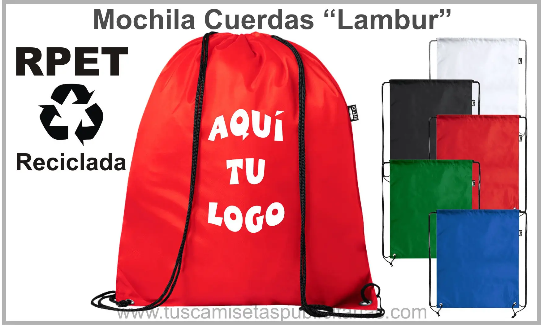 Mochila Cuerdas Reciclada