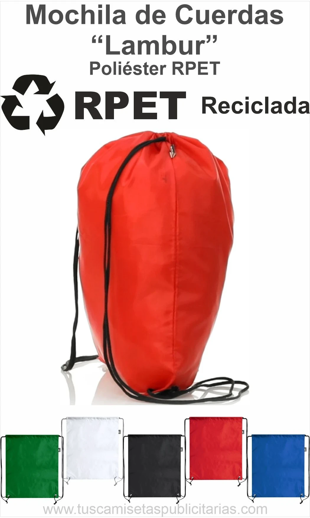 Mochila Cuerdas Reciclada Personalizada