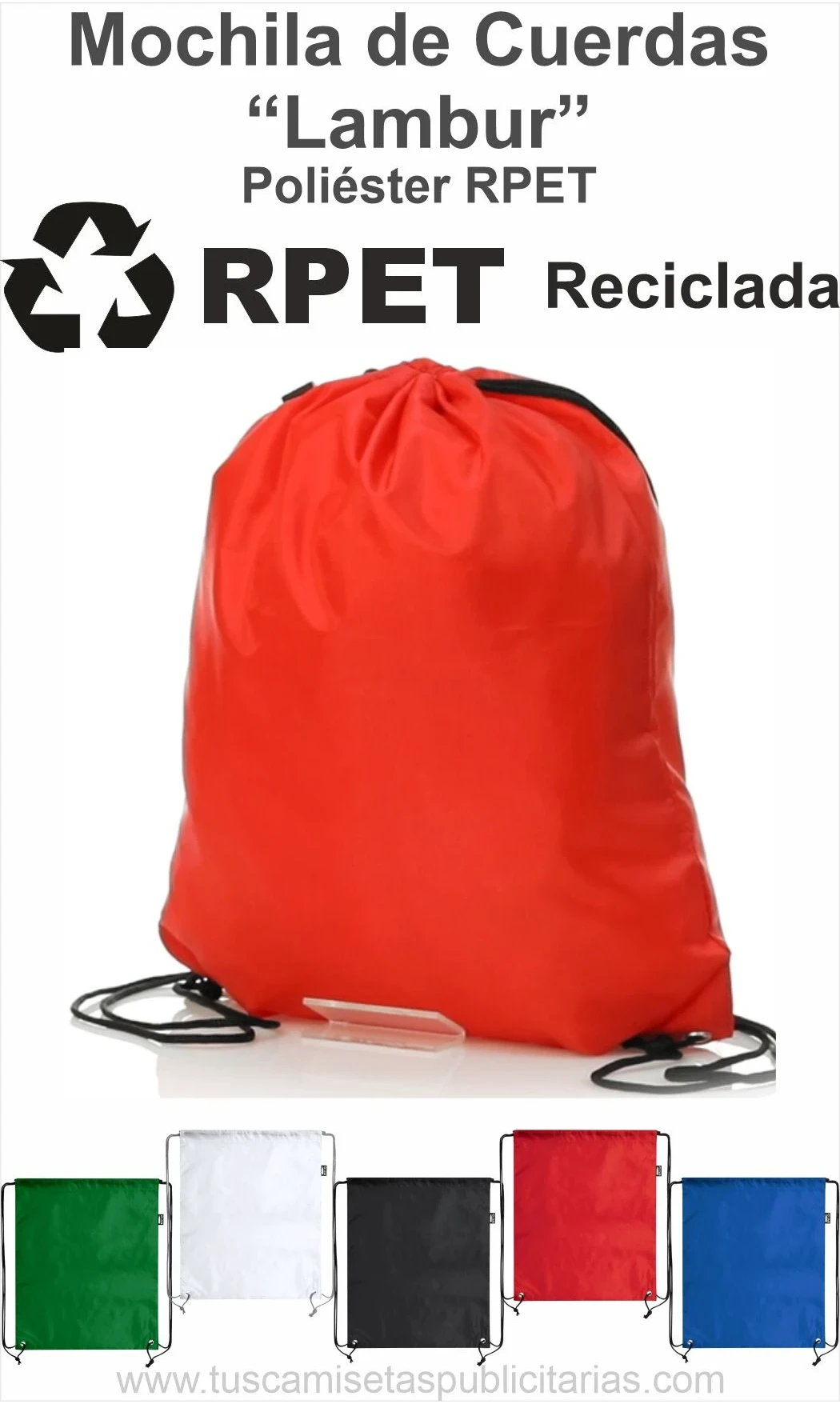 Mochila Cuerdas Reciclada Personalizada