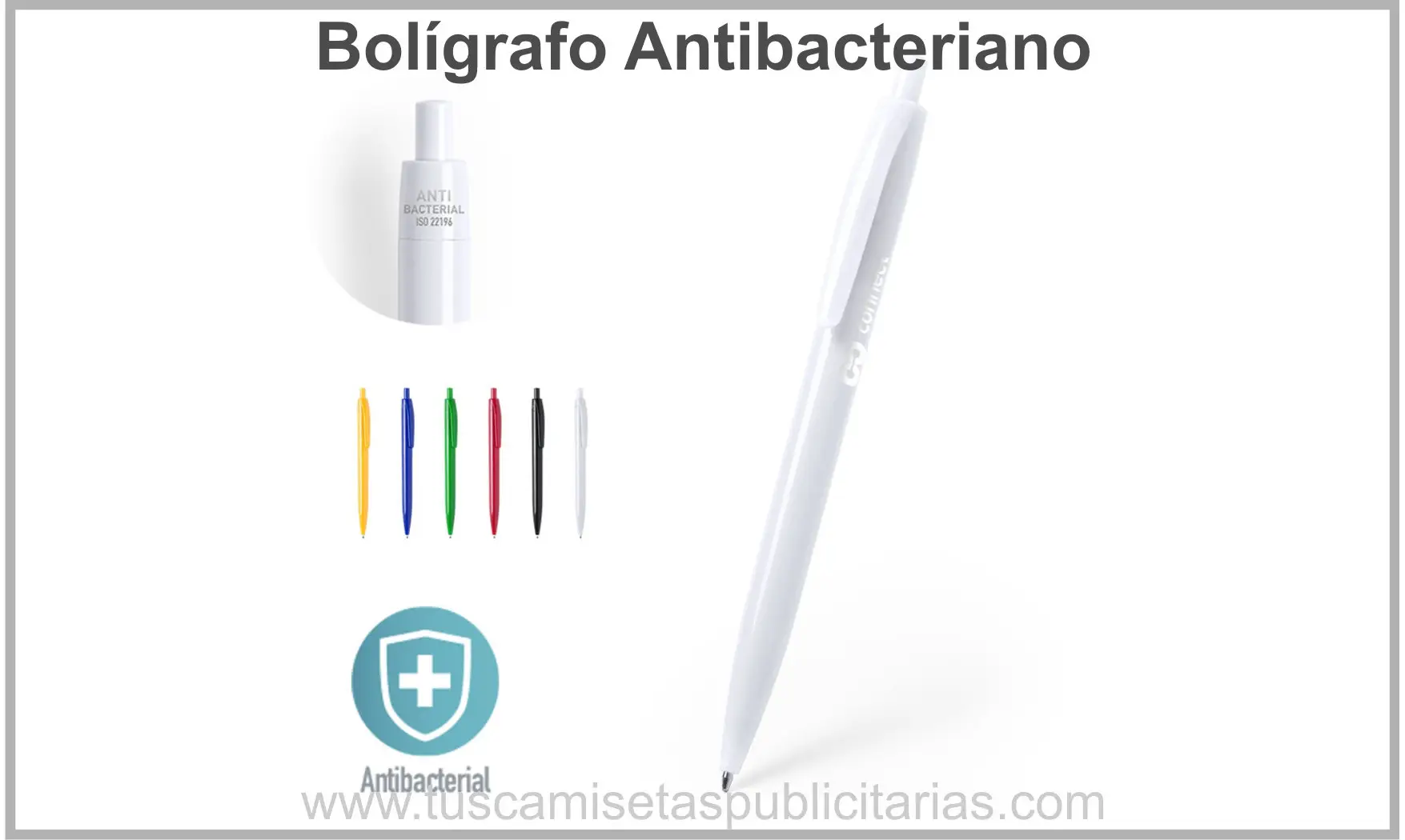 Bolígrafo Antibacteriano