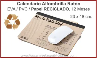 Alfombrilla Calendario Papel Reciclado