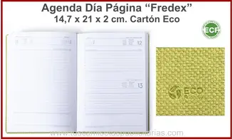 Agenda Personalizada Eco Friendly